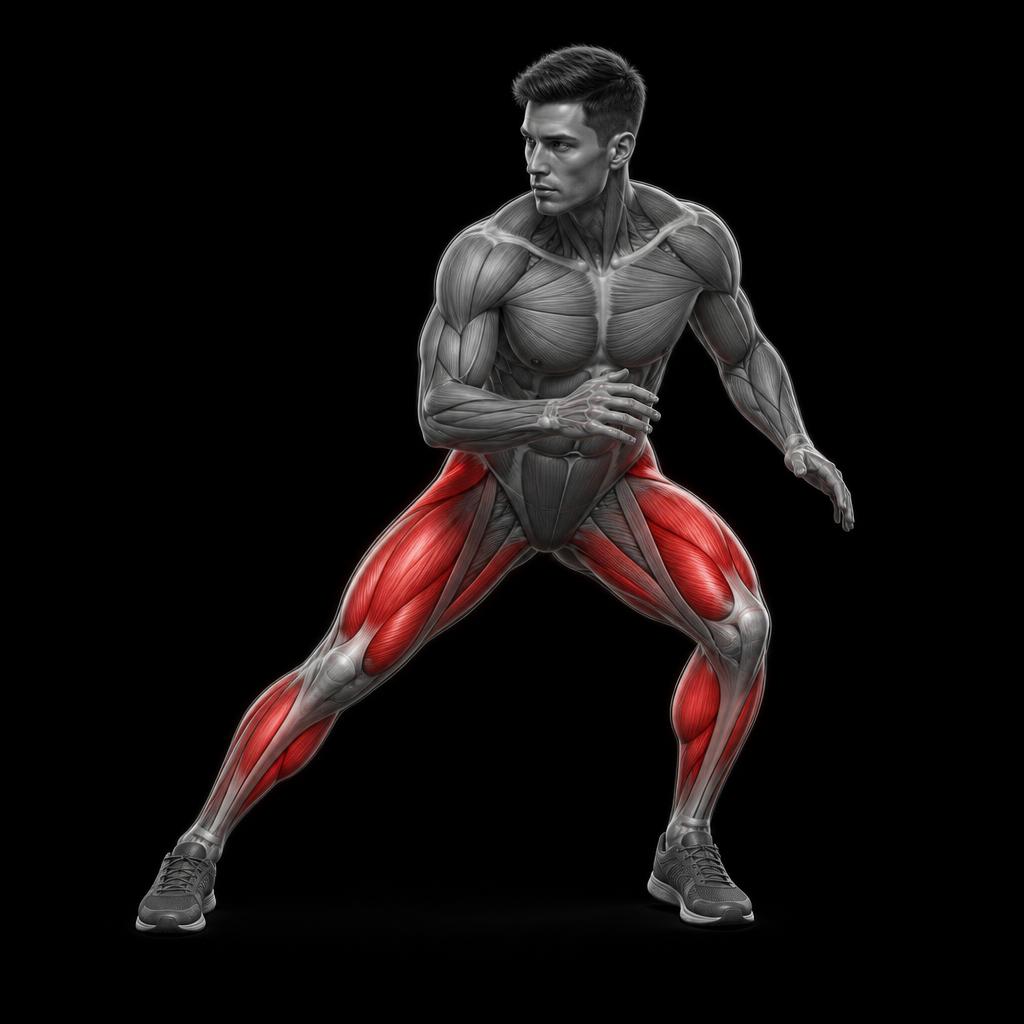 Lateral Shuffle anatomy plate