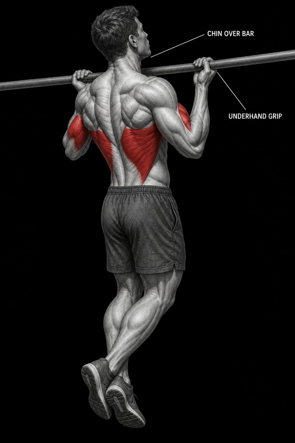 Chin Up anatomy plate