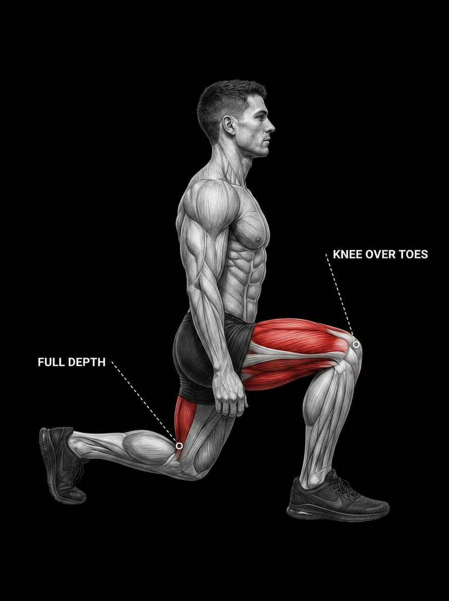 ATG Split Squat anatomy plate