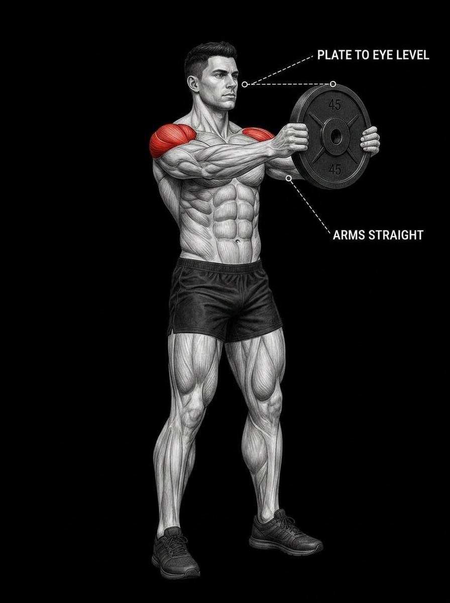 Plate Raise anatomy plate