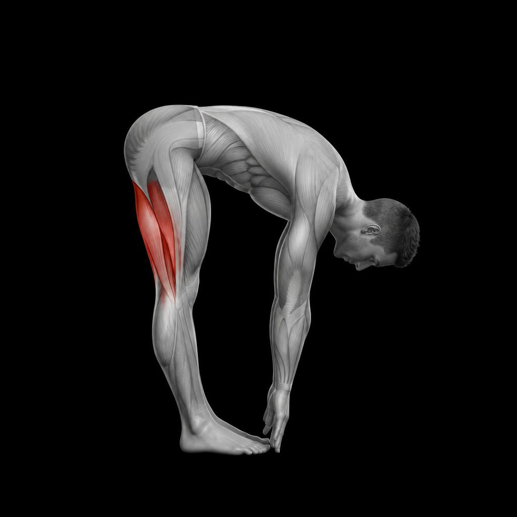 Standing Toe Touch anatomy plate
