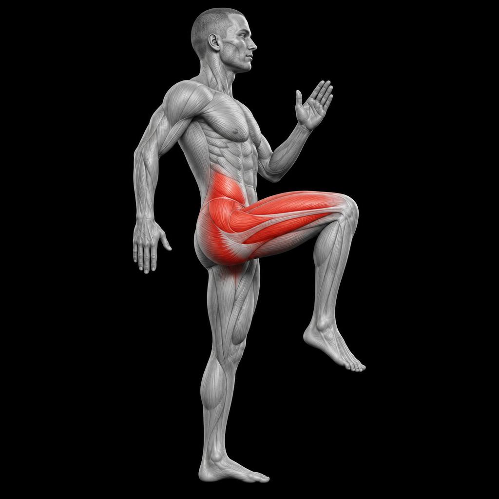Standing March anatomy plate