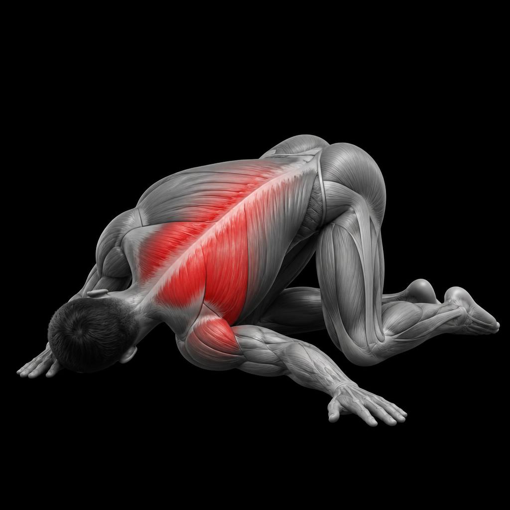Thread the Needle anatomy plate