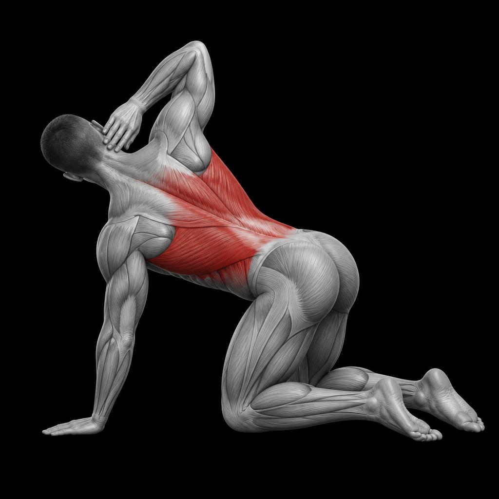 Thoracic Rotation anatomy plate