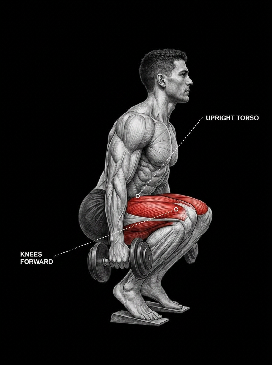 Cyclist Squat anatomy plate