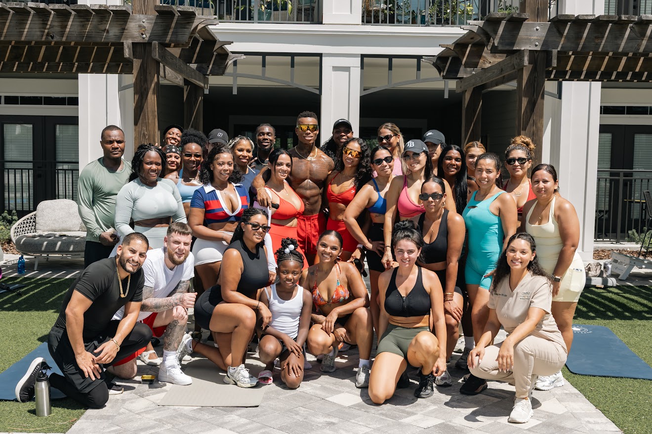 The Foster Physique bootcamp crew after a session
