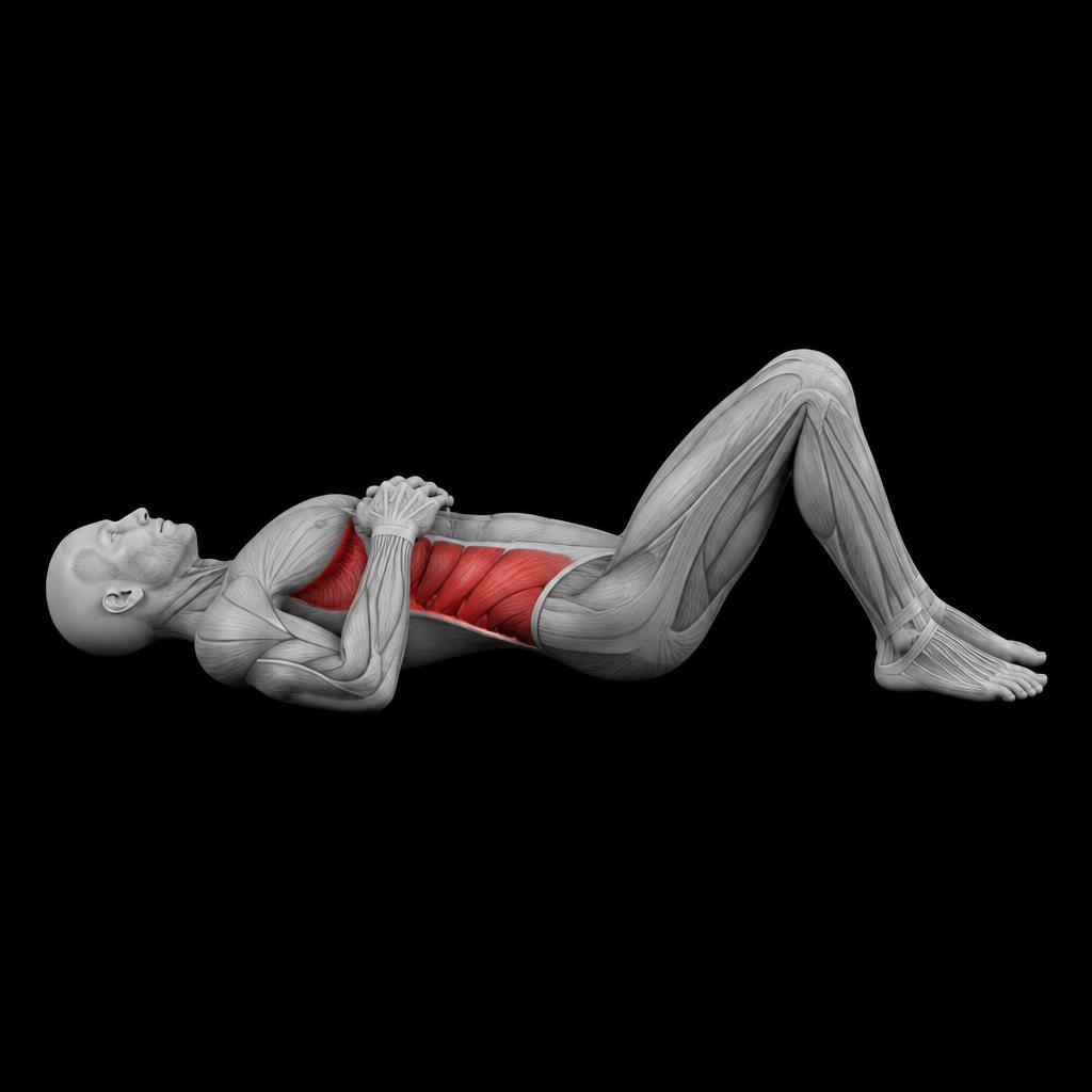 Belly Breathing anatomy plate