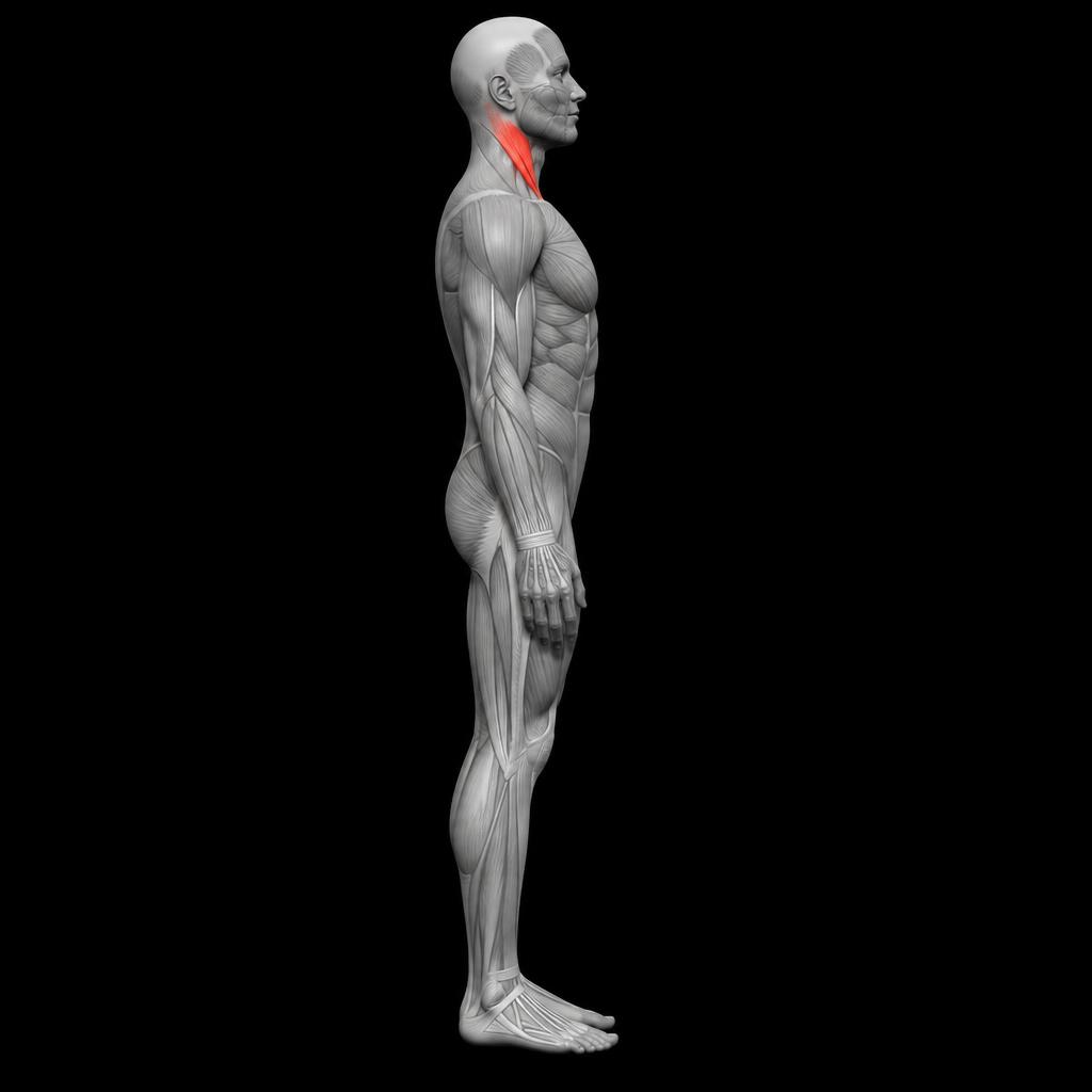 Chin Tuck anatomy plate