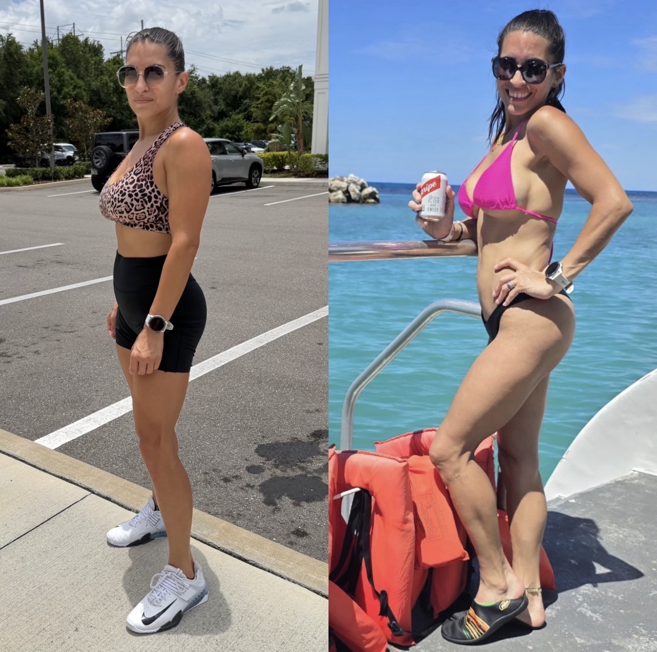 Foster Physique client transformation, before and after