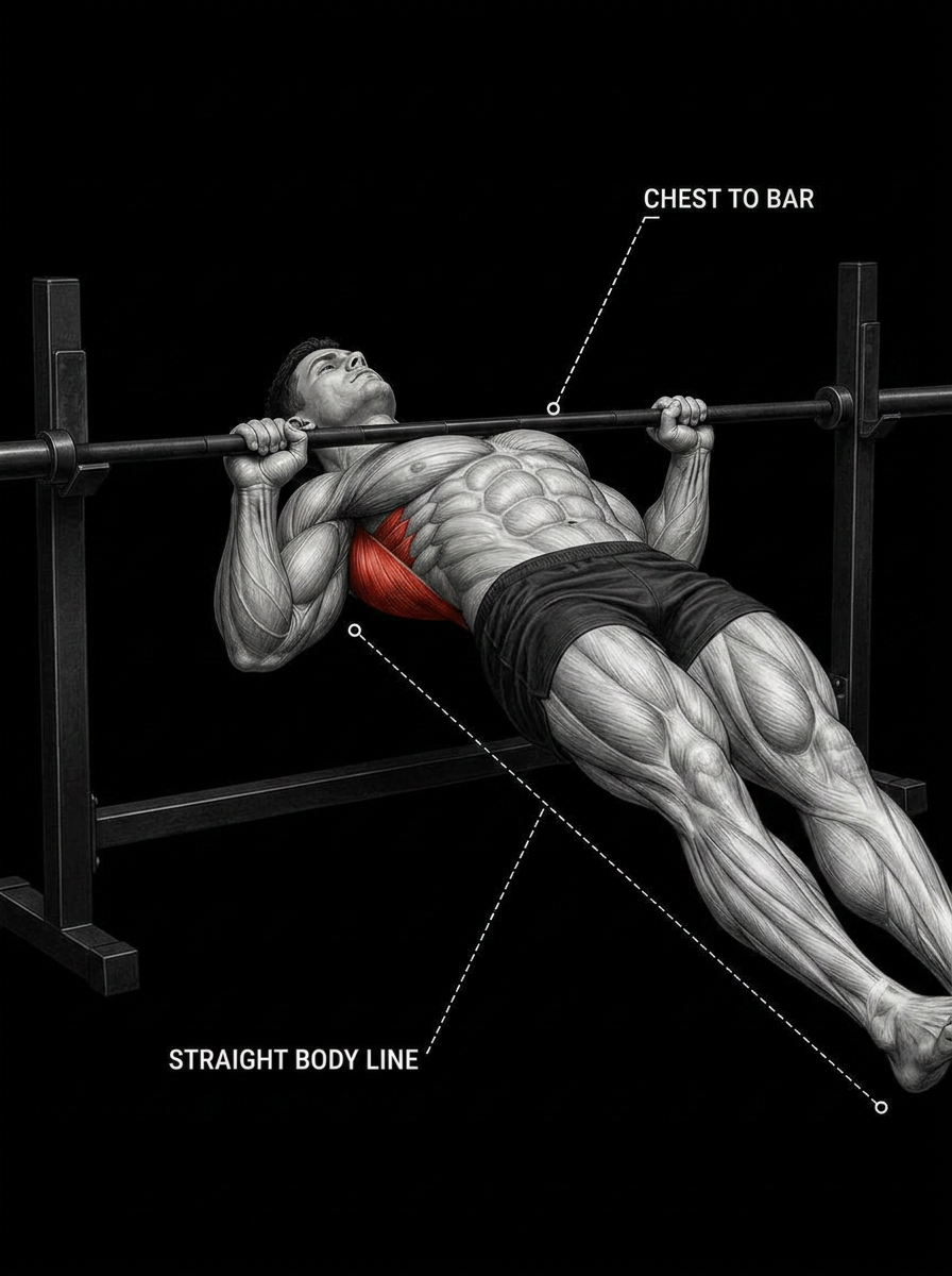 Inverted Row anatomy plate