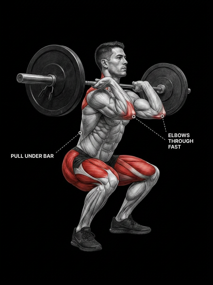 Power Clean anatomy plate