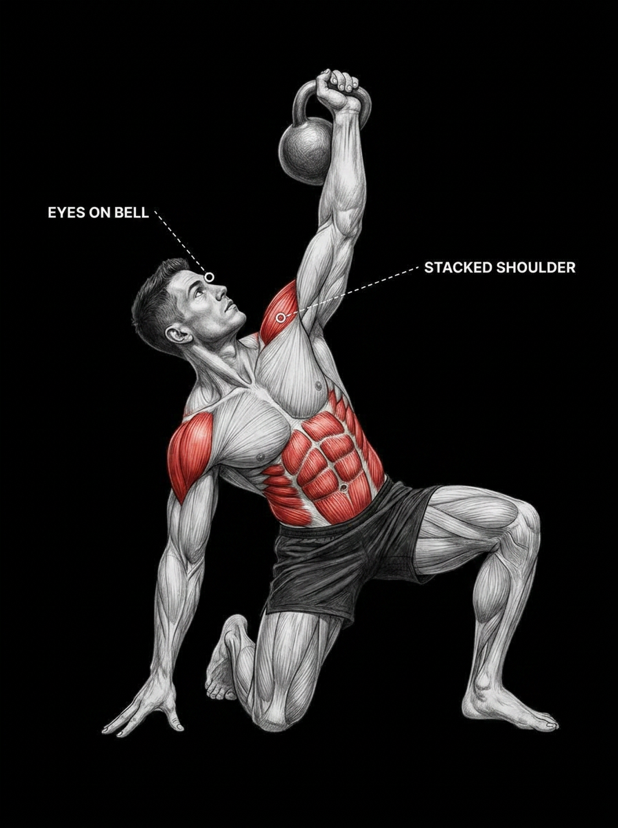 Turkish Get Up anatomy plate