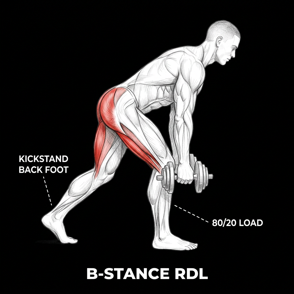 B Stance RDL anatomy plate