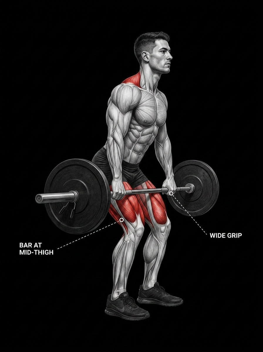 Hang Snatch anatomy plate