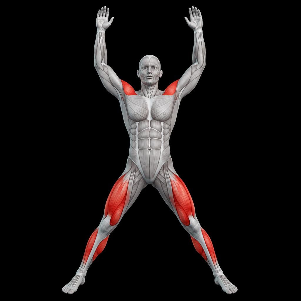 Jumping Jack anatomy plate