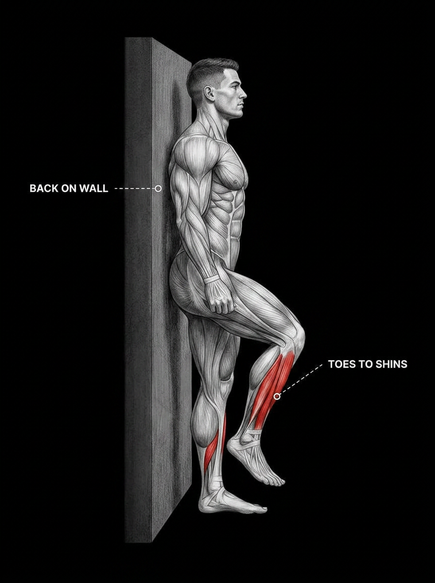 Tibialis Raise anatomy plate