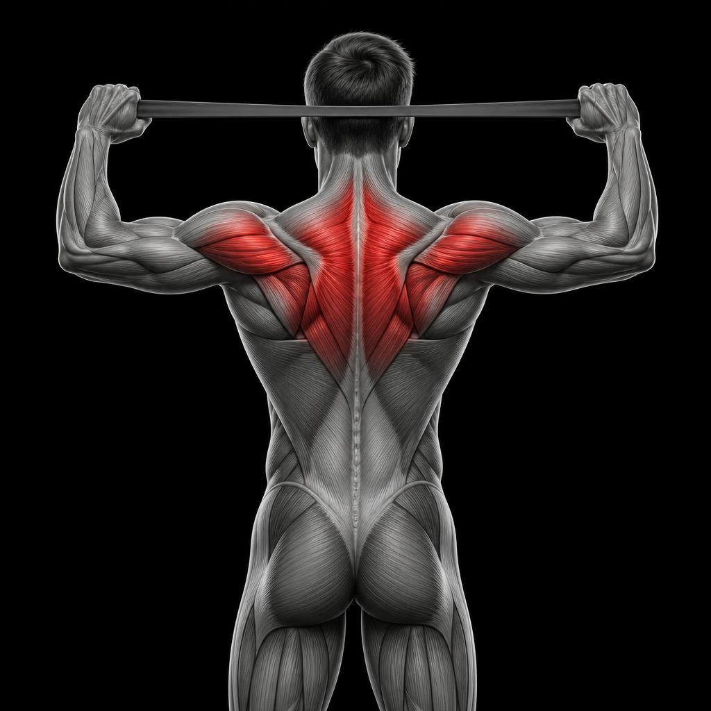 Band Face Pull anatomy plate