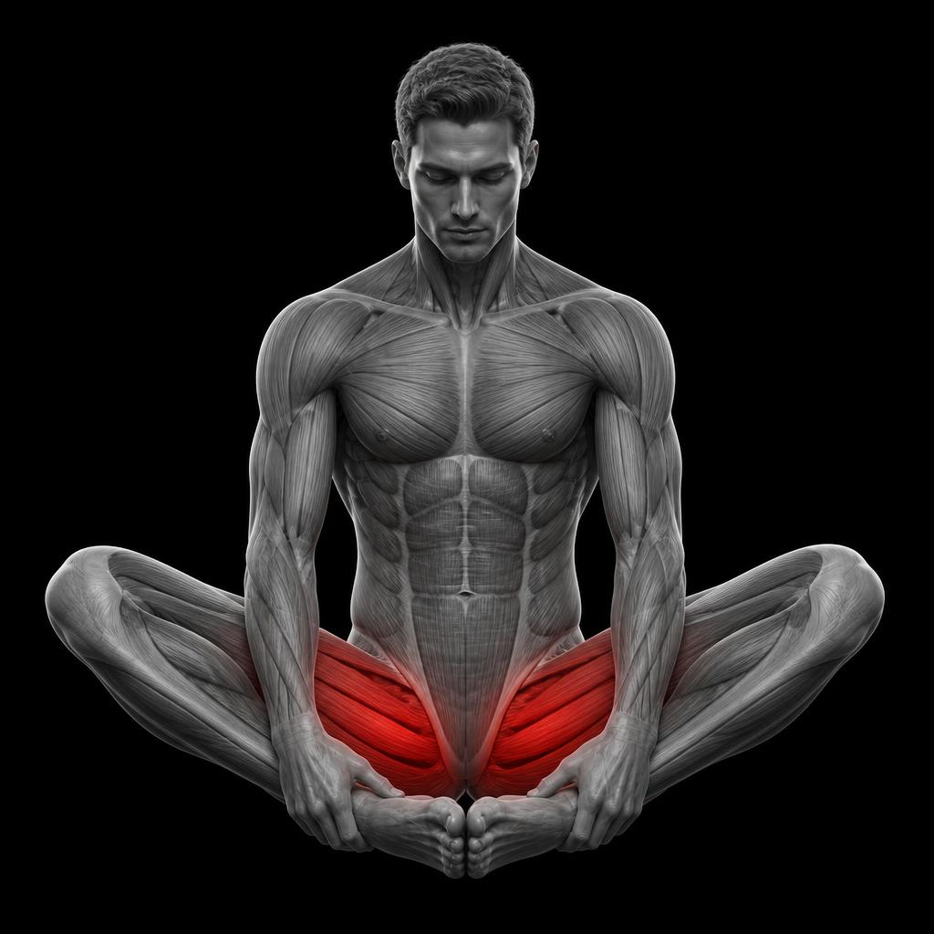 Butterfly Stretch anatomy plate
