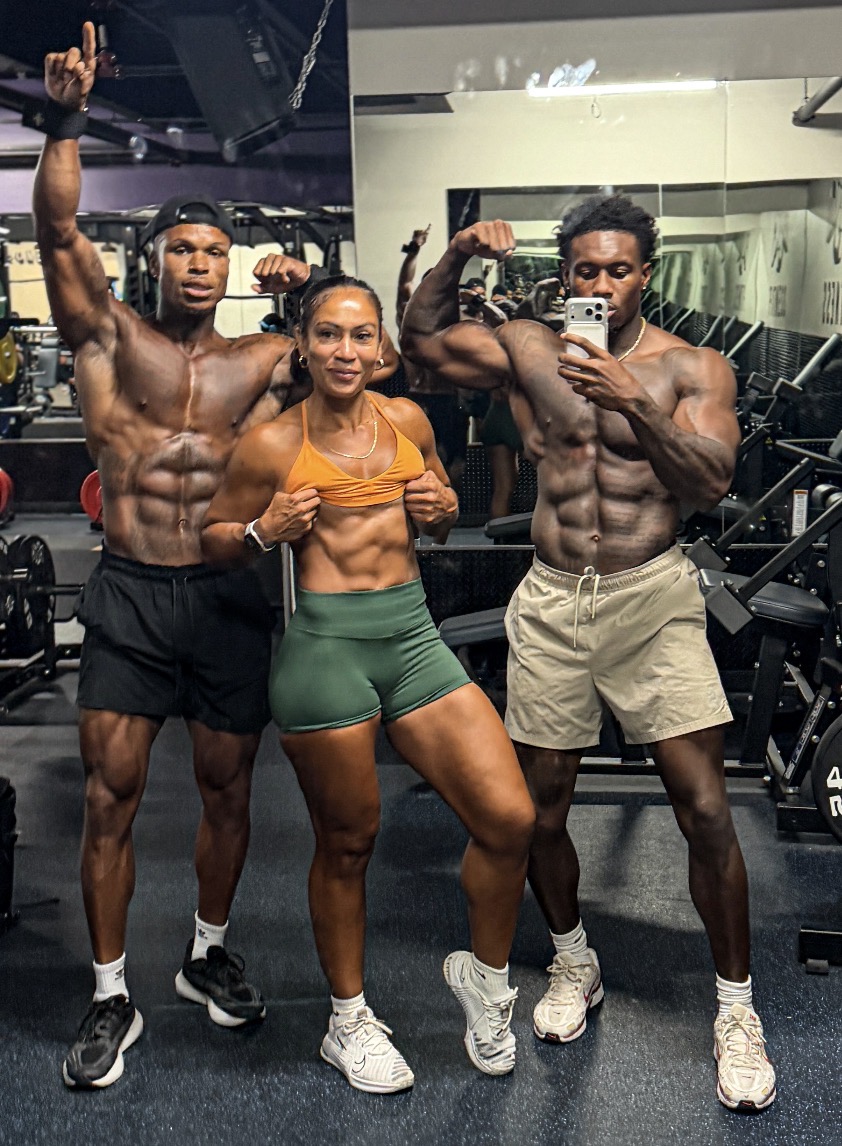Apex Elite coach team. Mac Foster with two fellow coaches in the Tampa studio