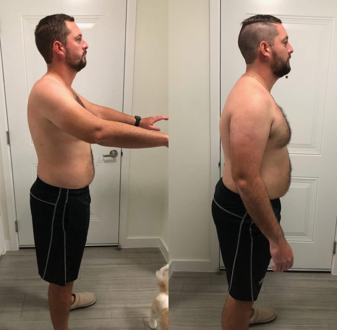Client. Male transformation