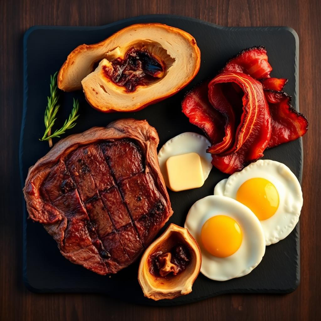 Carnivore diet meal