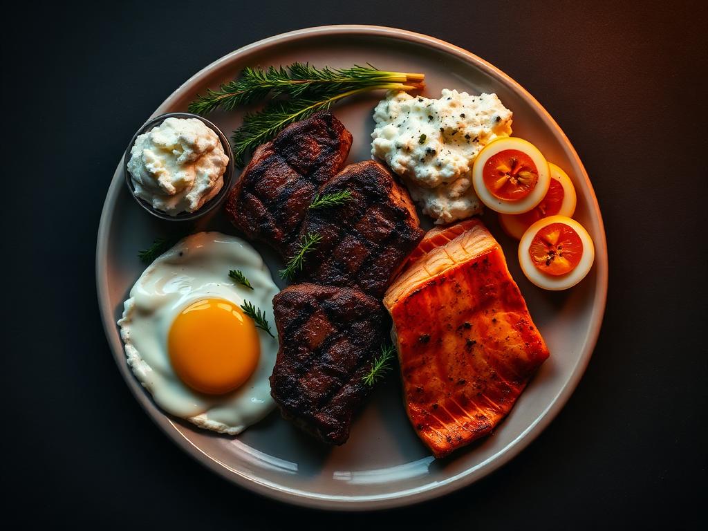 High Protein diet meal