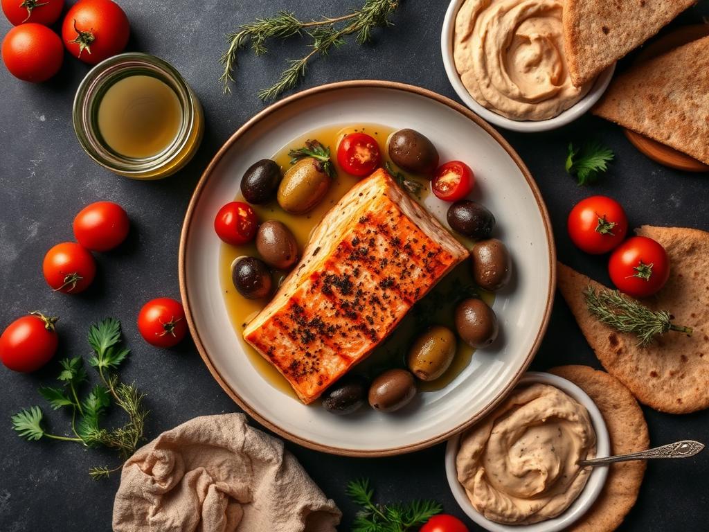 Mediterranean diet meal