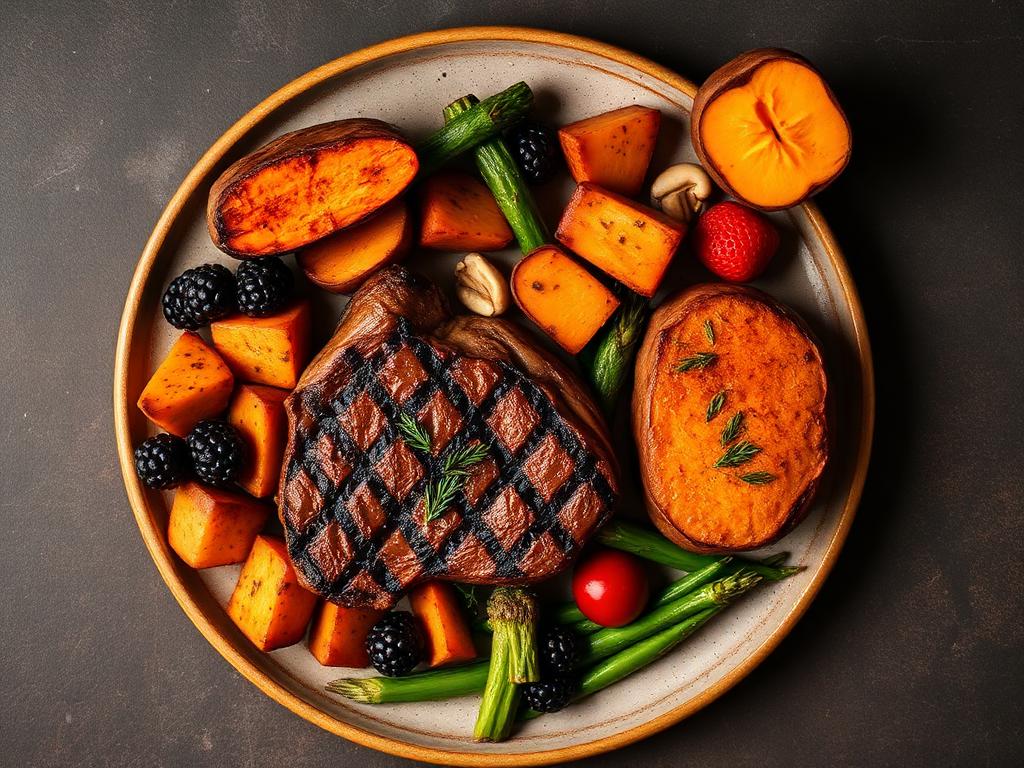 Paleo diet meal